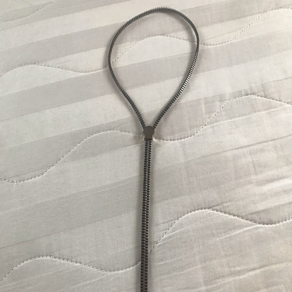 MAC Cosmetics Employee Cert Zipper Necklace